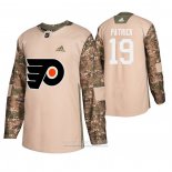 Camiseta Hockey Philadelphia Flyers Nolan Patrick Dia De Los Veteranos Camuflaje