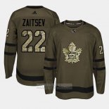 Camiseta Hockey Toronto Maple Leafs Nikita Zaitsev Camuflaje Salute To Service