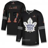 Camiseta Hockey Toronto Maple Leafs Wendel Clark 2020 USA Flag Negro