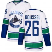 Camiseta Hockey Vancouver Canucks 26 Antoine Roussel Segunda Autentico Blanco