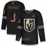 Camiseta Hockey Vegas Golden Knights Brayden Mcnabb 2020 USA Flag Negro