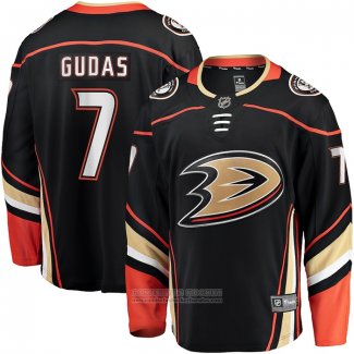 Camiseta Hockey Anaheim Ducks Radko Gudas Primera Breakaway Negro