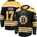 Camiseta Hockey Boston Bruins Milan Lucic Primera Breakaway Negro