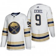 Camiseta Hockey Buffalo Sabres Jack Eichel Tercera Blanco