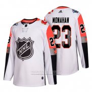 Camiseta Hockey Calgary Flames Sean Monahan 2018 All Star Blanco