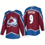 Camiseta Hockey Colorado Avalanche 9 Matt Duchene Primera Premier 2017-2018 Rojo