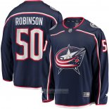 Camiseta Hockey Columbus Blue Jackets Eric Robinson Primera Breakaway Azul