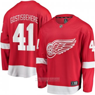 Camiseta Hockey Detroit Red Wings Shayne Gostisbehere Primera Breakaway Rojo