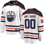 Camiseta Hockey Edmonton Oilers Segunda Personalizada Blanco