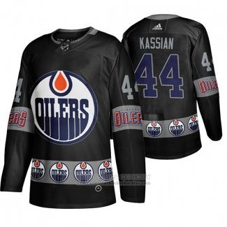 Camiseta Hockey Edmonton Oilers Zack Kassian Team Logo Fashion