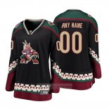 Camiseta Hockey Mujer Arizona Coyotes Custom Heritage Alterno Breakaway Negro