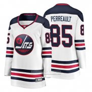 Camiseta Hockey Mujer Winnipeg Jets Mathieu Perreault Heritage Breakaway Blanco