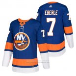 Camiseta Hockey New York Islanders 7 Jordan Eberle 2018 Autentico Primera Azul