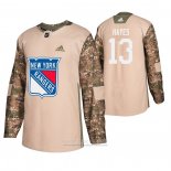 Camiseta Hockey New York Rangers Kevin Hayes Dia De Los Veteranos Camuflaje