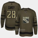 Camiseta Hockey New York Rangers Paul Carey Camuflaje Salute To Service