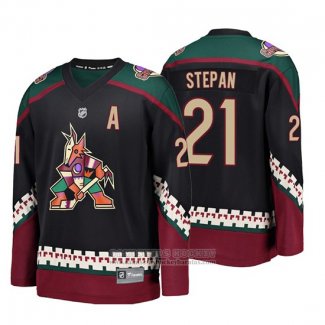 Camiseta Hockey Nino Arizona Coyotes Derek Stepan Alterno Breakaway Fanatics Negro