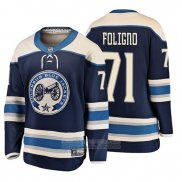 Camiseta Hockey Nino Columbus Blue Jackets Nick Foligno 2019 Alterno Breakaway Azul