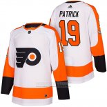 Camiseta Hockey Philadelphia Flyers Nolan Patrick Jugador Blanco