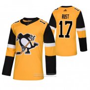 Camiseta Hockey Pittsburgh Penguins Bryan Rust Alterno Autentico Oro