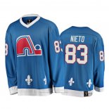 Camiseta Hockey Quebec Nordiques Matt Nieto Heritage Vintage Azul