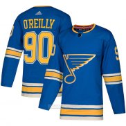 Camiseta Hockey St. Louis Blues 57 David Perron Primera Autentico Azul