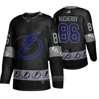 Camiseta Hockey Tampa Bay Lightning Nikita Kucherov Team Logo Fashion