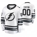 Camiseta Hockey Tampa Bay Lightning Personalizada 2019 All Star Blanco