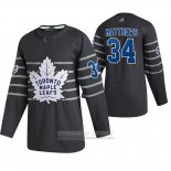 Camiseta Hockey Toronto Maple Leafs Auston Matthews Autentico 2020 All Star Gris