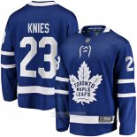 Camiseta Hockey Toronto Maple Leafs Matthew Knies Primera Premier Breakaway Azul