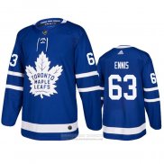 Camiseta Hockey Toronto Maple Leafs Tyler Ennis Primera Autentico Azul