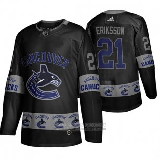 Camiseta Hockey Vancouver Canucks Loui Eriksson Team Logo Fashion