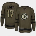 Camiseta Hockey Winnipeg Jets Adam Lowry Camuflaje Salute To Service