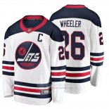 Camiseta Hockey Winnipeg Jets Blake Wheeler Heritage Breakaway Blanco