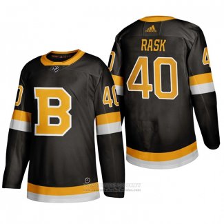 Camiseta Hockey Boston Bruins Tuukka Rask Alterno 2019-20 Negro