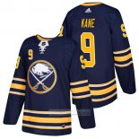 Camiseta Hockey Buffalo Sabres 9 Evander Kane Primera Autentico 2018 Azul