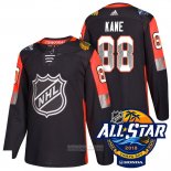 Camiseta Hockey Chicago Blackhawks 88 Patrick Kane Negro 2018 All Star Autentico