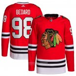 Camiseta Hockey Chicago Blackhawks Connor Bedard 2023 NHL Draft Primera Primegreen Rojo