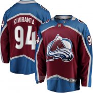 Camiseta Hockey Colorado Avalanche Joel Kiviranta Primera Premier Breakaway Marron