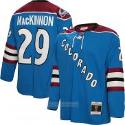 Camiseta Hockey Colorado Avalanche Nathan MacKinnon Mitchell & Ness Big & Tall 2013 Blue Line Azul