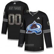 Camiseta Hockey Colorado Avalanche Personalizada Black Shadow