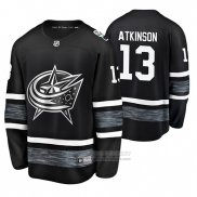 Camiseta Hockey Columbus Blue Jackets Cam Atkinson 2019 All Star Negro