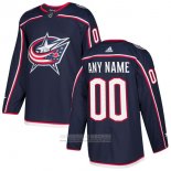 Camiseta Hockey Columbus Blue Jackets Personalizada Azul