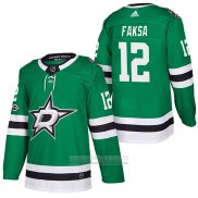 Camiseta Hockey Dallas Stars 12 Radek Faksa Autentico Primera 2018 Verde