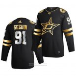 Camiseta Hockey Dallas Stars Tyler Seguin Golden Edition Limited Autentico 2020-21 Negro