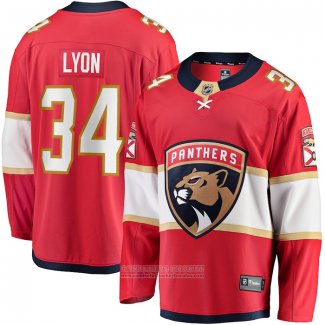 Camiseta Hockey Florida Panthers Alex Lyon Primera Breakaway Rojo