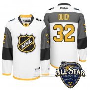 Camiseta Hockey Los Angeles Kings 32 Jonathan Quick 2016 All Star Blanco