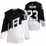 Camiseta Hockey Los Angeles Kings Dustin Brown 2020 Stadium Series Blanco Negro