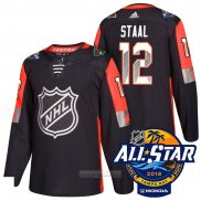 Camiseta Hockey Minnesota Wild 12 Eric Staal Negro 2018 All Star Autentico