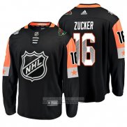 Camiseta Hockey Minnesota Wild Jason Zucker 2018 All Star Negro