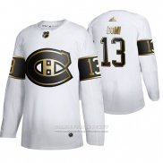 Camiseta Hockey Montreal Canadiens Max Domi Golden Edition Blanco